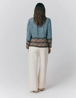 Ghost Floral Collared Button Through Blouse -Marks and Spencer Shop Floral Collared Button Through Blouse 2