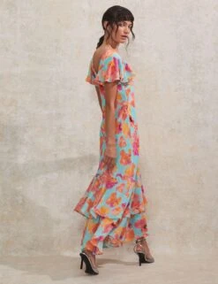 Floral Frill Sleeve Maxi Tiered Dress 16 Floral Frill Sleeve Maxi Tiered Dress -Marks and Spencer Shop Floral Frill Sleeve Maxi Tiered Dress 2