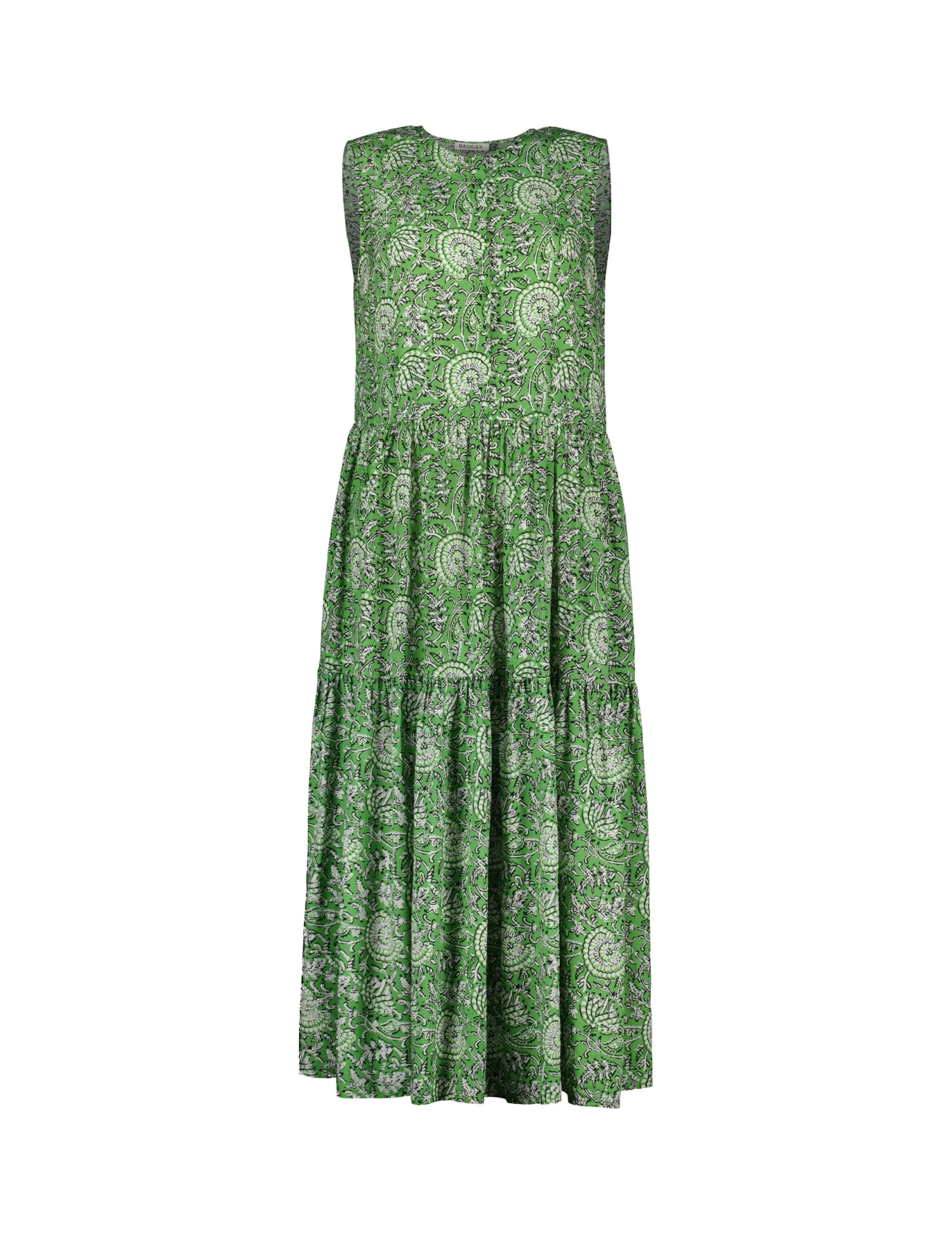 Floral Notch Neck Midi Skater Dress 4 Floral Notch Neck Midi Skater Dress - Image 2