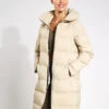 Born Funnel Neck Longline Puffer Coat -Marks and Spencer Shop Funnel Neck Longline Puffer Coat