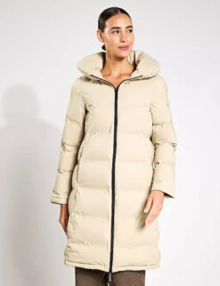Born Funnel Neck Longline Puffer Coat -Marks and Spencer Shop Funnel Neck Longline Puffer Coat 2