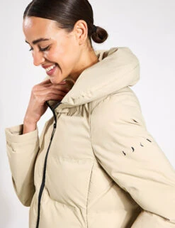 Born Funnel Neck Longline Puffer Coat -Marks and Spencer Shop Funnel Neck Longline Puffer Coat 3