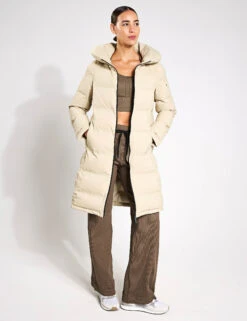 Born Funnel Neck Longline Puffer Coat -Marks and Spencer Shop Funnel Neck Longline Puffer Coat 5