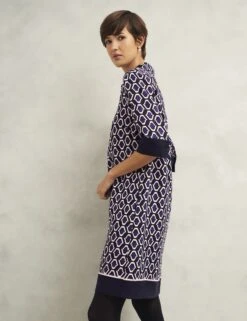 Geometric Knee Length Shirt Dress -Marks and Spencer Shop Geometric Knee Length Shirt Dress 3