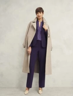 Geometric V-Neck Blouse -Marks and Spencer Shop Geometric V Neck Blouse 7