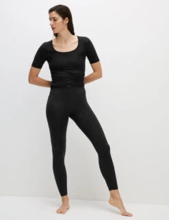 Go Balance Wrap Waist Yoga Leggings -Marks and Spencer Shop Go Balance Wrap Waist Yoga Leggings 2