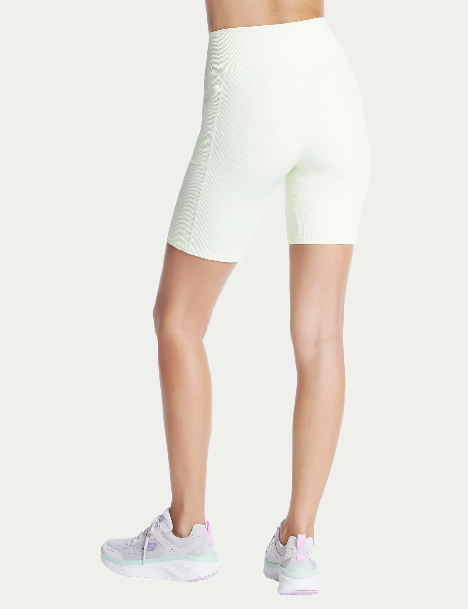 Skechers Go Flex Rib High Waisted Shorts 4 Skechers Go Flex Rib High Waisted Shorts - Image 2