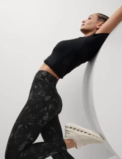 Go Move Printed High Waisted Gym Leggings