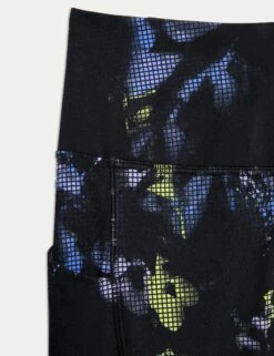 Go Train Printed High Waisted Gym Leggings -Marks and Spencer Shop Go Train Printed High Waisted Gym Leggings 5