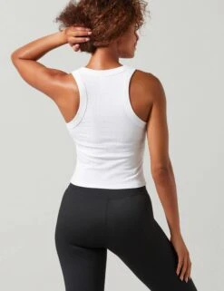 Harmony Cotton Rich Racer Back Vest Top -Marks and Spencer Shop Harmony Cotton Rich Racer Back Vest Top 3