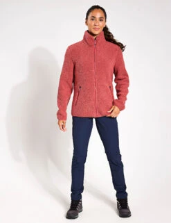 Jack Wolfskin High Curl Zip Up Funnel Neck Fleece Jacket -Marks and Spencer Shop High Curl Zip Up Funnel Neck Fleece Jacket 2