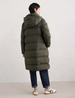 Hooded Longline Puffer Coat -Marks and Spencer Shop Hooded Longline Puffer Coat 2