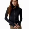 Born India Funnel Neck Sports Jacket With Stretch