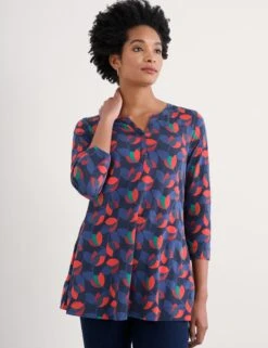 Jersey Floral Top -Marks and Spencer Shop Jersey Floral Top 3