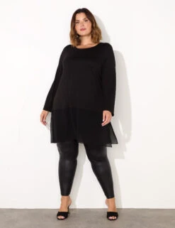 Jersey Round Neck Tunic