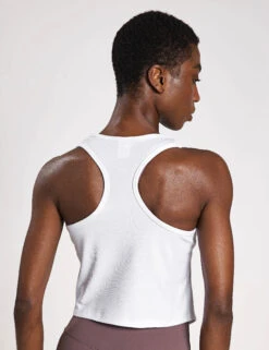 Jodie Rib Scoop Neck Racer Back Vest Top -Marks and Spencer Shop Jodie Rib Scoop Neck Racer Back Vest Top 3