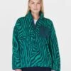 Sweaty Betty Karma Half Zip Animal Print Fleece Jacket -Marks and Spencer Shop Karma Half Zip Animal Print Fleece Jacket