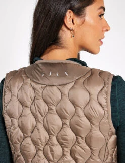 Born Kenal Quilted Collarless Gilet -Marks and Spencer Shop Kenal Quilted Collarless Gilet 4