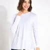 Kendall Crew Neck Split Back Top 1 Kendall Crew Neck Split Back Top -Marks and Spencer Shop Kendall Crew Neck Split Back Top