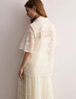 Jaeger Lace Collared Shirt -Marks and Spencer Shop Lace Collared Shirt 2