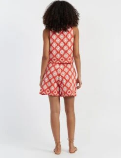 CHINTI & PARKER Laura Whitmore Pure Cotton Printed Shorts -Marks and Spencer Shop Laura Whitmore Pure Cotton Printed Shorts 2