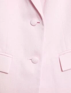 Linen Blend Short Sleeve Single Breasted Blazer -Marks and Spencer Shop Linen Blend Short Sleeve Single Breasted Blazer 7