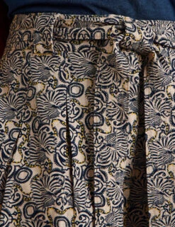 WHITE STUFF Linen Rich Printed Belted Pleat Front Shorts 18 WHITE STUFF Linen Rich Printed Belted Pleat Front Shorts -Marks and Spencer Shop Linen Rich Printed Belted Pleat Front Shorts 4