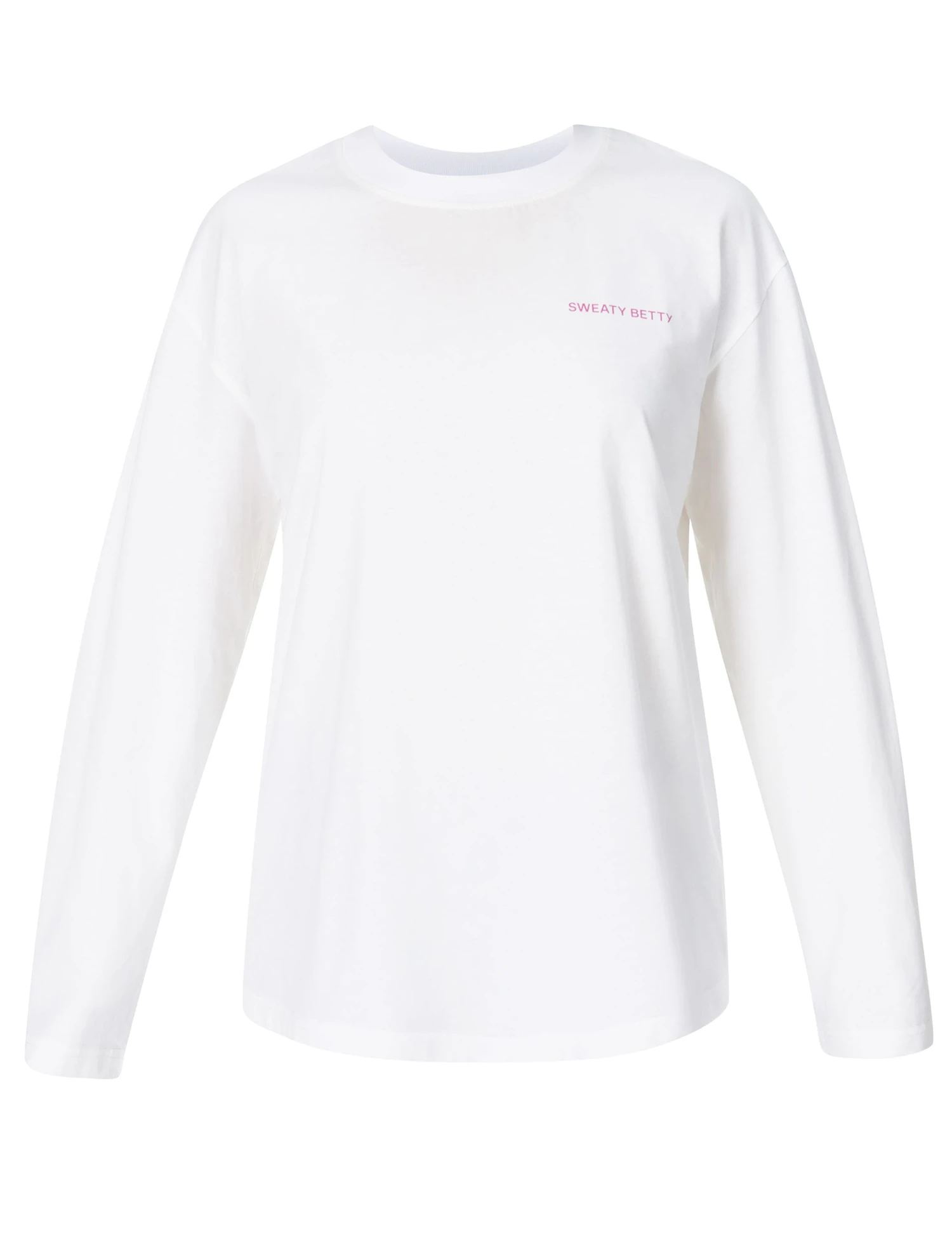 Sweaty Betty Logo Pure Cotton Crew Neck Oversized Top 4 Sweaty Betty Logo Pure Cotton Crew Neck Oversized Top - Image 2