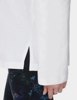 Sweaty Betty Logo Pure Cotton Crew Neck Oversized Top 22 Sweaty Betty Logo Pure Cotton Crew Neck Oversized Top -Marks and Spencer Shop Logo Pure Cotton Crew Neck Oversized Top 6