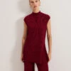 Lori Ribbed Funnel Neck Ribbed Tunic 1 Lori Ribbed Funnel Neck Ribbed Tunic -Marks and Spencer Shop Lori Ribbed Funnel Neck Ribbed Tunic