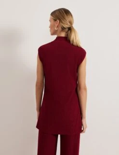 Lori Ribbed Funnel Neck Ribbed Tunic -Marks and Spencer Shop Lori Ribbed Funnel Neck Ribbed Tunic 3