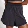 Reebok Lux Woven High Waisted Gym Shorts