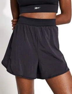 Reebok Lux Woven High Waisted Gym Shorts
