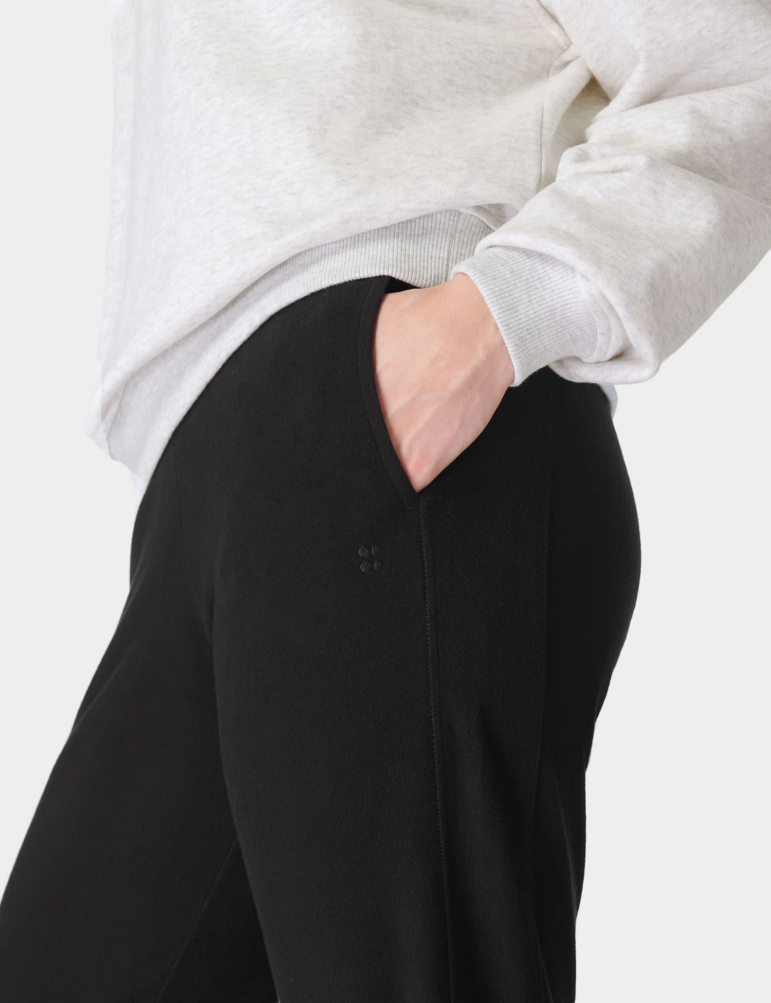 Sweaty Betty Luxe Cotton Blend Fleece Joggers 8 Sweaty Betty Luxe Cotton Blend Fleece Joggers - Image 6