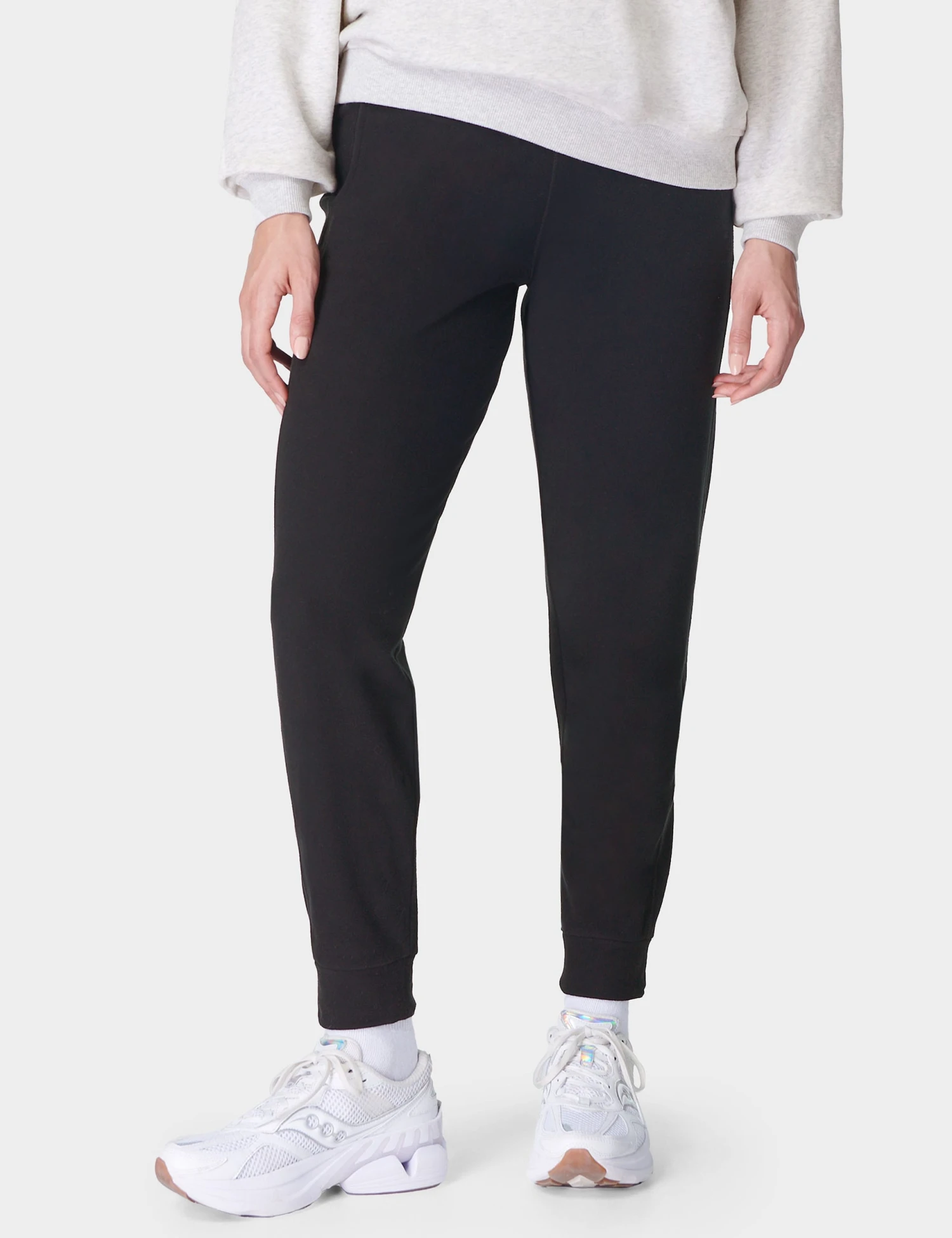 Sweaty Betty Luxe Cotton Blend Fleece Joggers 3 Sweaty Betty Luxe Cotton Blend Fleece Joggers