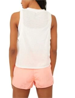 Love Cotton Rich Crew Neck Crop Vest Top -Marks and Spencer Shop MS 10 T24 8128S Z0 X EC 2