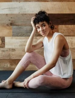 Love Cotton Rich Crew Neck Crop Vest Top -Marks and Spencer Shop MS 10 T24 8128S Z0 X EC 3