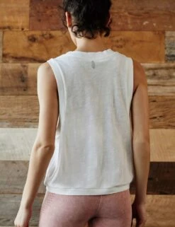 Love Cotton Rich Crew Neck Crop Vest Top -Marks and Spencer Shop MS 10 T24 8128S Z0 X EC 5