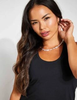 Girlfriend Collective Reset Scoop Neck Racer Back Vest Top -Marks and Spencer Shop MS 10 T24 8181S Y0 X EC 3