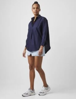 French Connection Pure Cotton Relaxed Popover Shirt