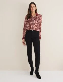 Printed Collared Blouse -Marks and Spencer Shop MS 10 T83 8058T A4 X EC 4
