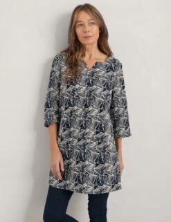 Cotton Blend Printed Tunic -Marks and Spencer Shop MS 10 T83 8166T F0 X EC 1