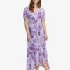 Floral V-Neck Maxi Wrap Dress -Marks and Spencer Shop MS 10 T83 8193T G0 X EC 0