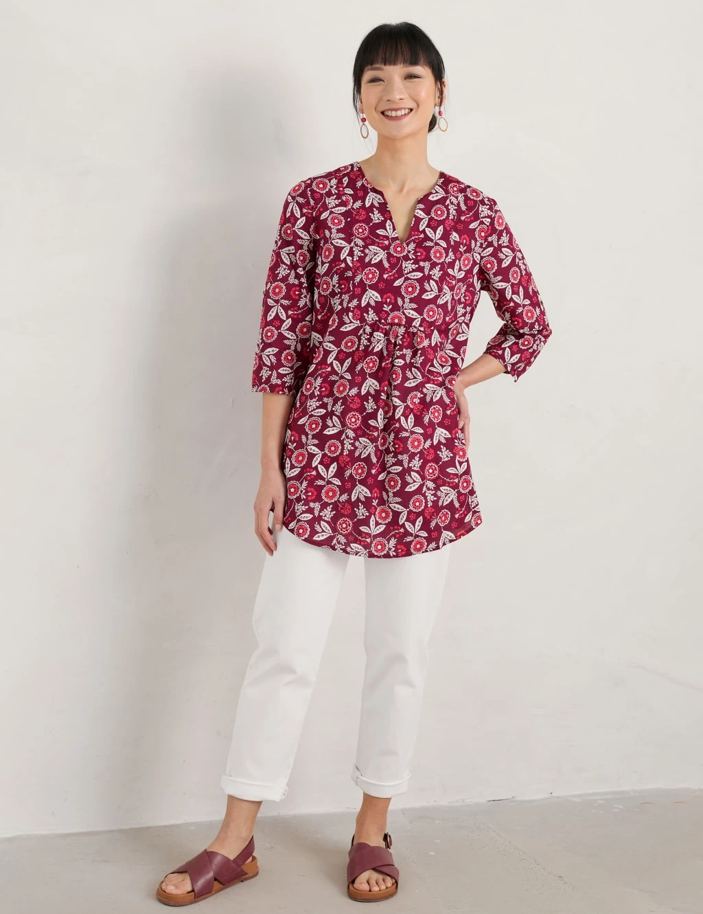 Organic Cotton Floral Tunic 3 Organic Cotton Floral Tunic