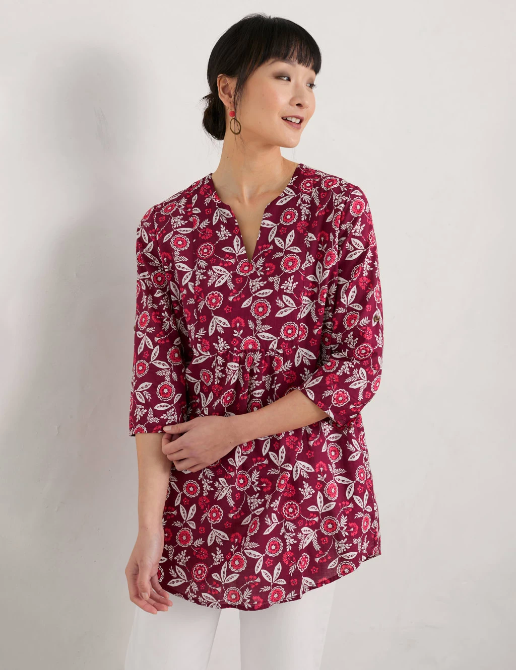 Organic Cotton Floral Tunic 5 Organic Cotton Floral Tunic - Image 3