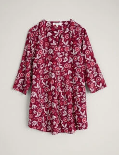 Organic Cotton Floral Tunic 8 Organic Cotton Floral Tunic -Marks and Spencer Shop MS 10 T83 8449T A4 X EC 90