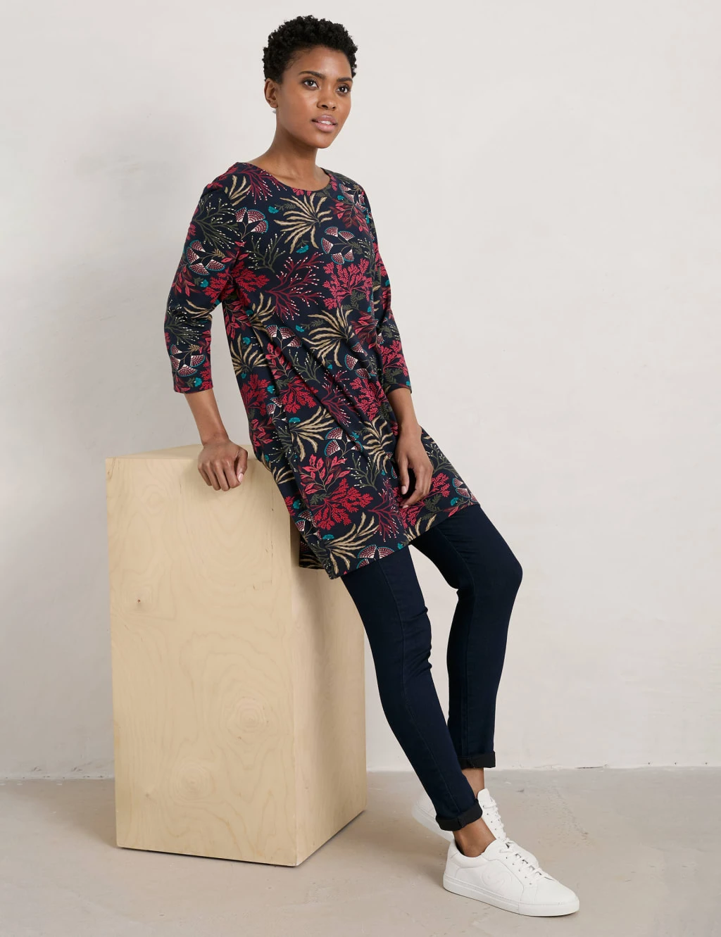 Cotton Rich Printed Tunic 3 Cotton Rich Printed Tunic