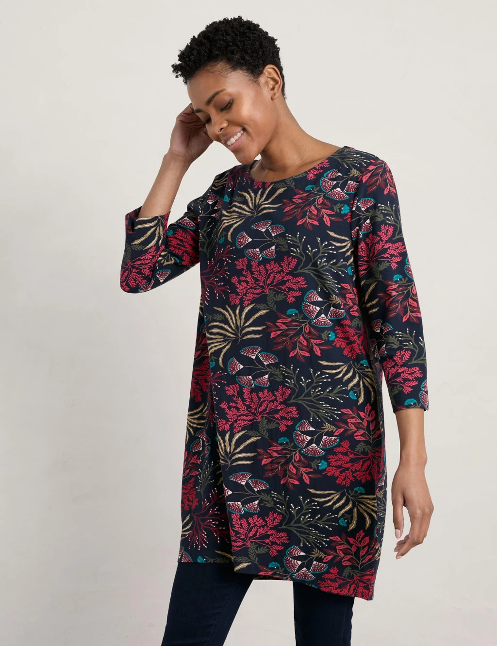 Cotton Rich Printed Tunic 5 Cotton Rich Printed Tunic - Image 3