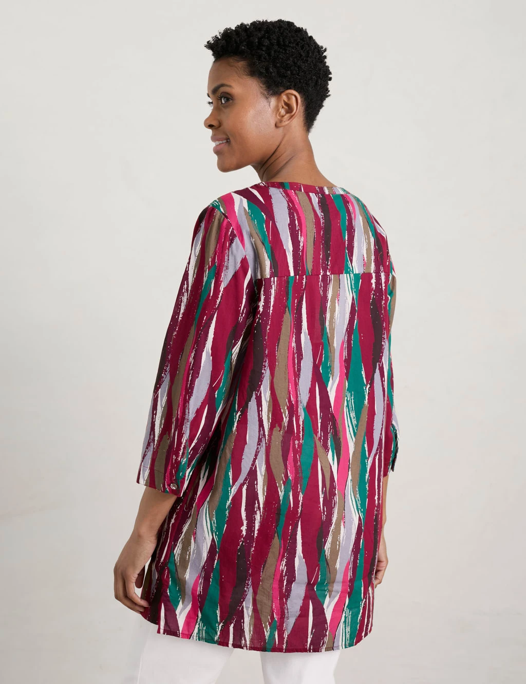 Organic Cotton Geometric Pocket Tunic 6 Organic Cotton Geometric Pocket Tunic - Image 4