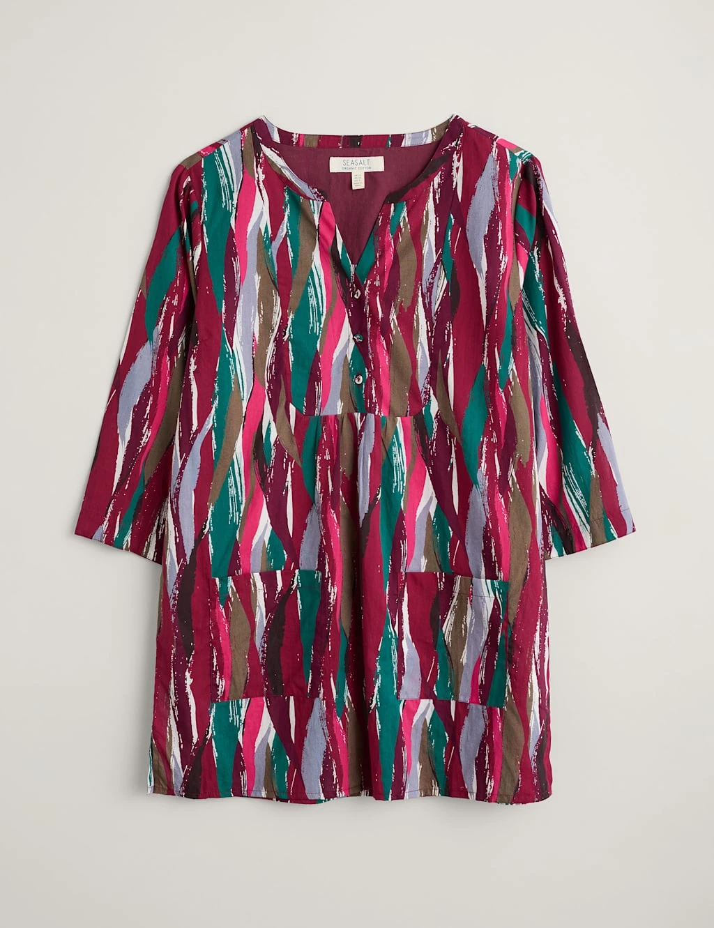 Organic Cotton Geometric Pocket Tunic 4 Organic Cotton Geometric Pocket Tunic - Image 2